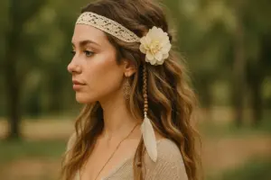 Stili di accessori per capelli boho chic: scopri come ricreare un look naturale e sofisticato