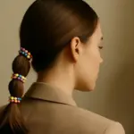Bande elastiche con perline: l’alternativa glamour che trasforma la coda bassa in pochi secondi