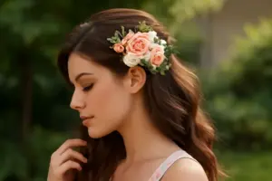 Accessori floreali per capelli: quando indossarli e come non sbagliare l’abbinamento