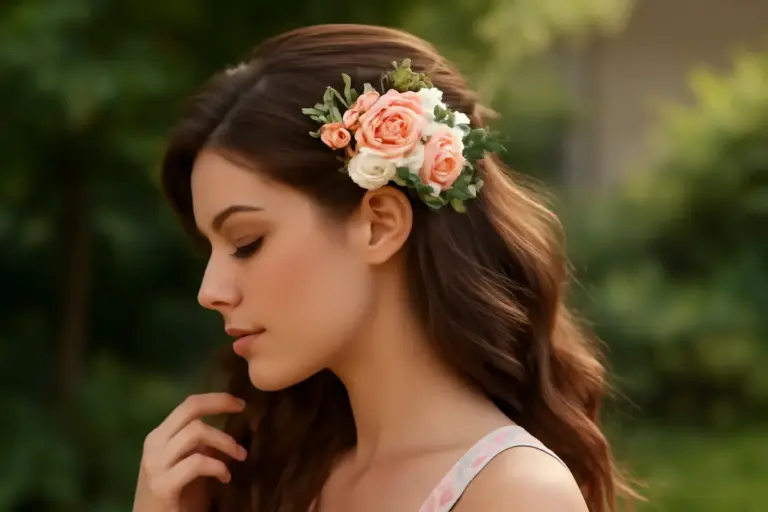 Accessori floreali per capelli: quando indossarli e come non sbagliare l’abbinamento