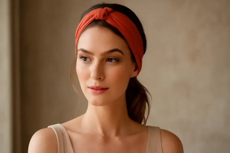 Fasce con nodo centrale: il motivo per cui slanciano il viso secondo i migliori hairstylist