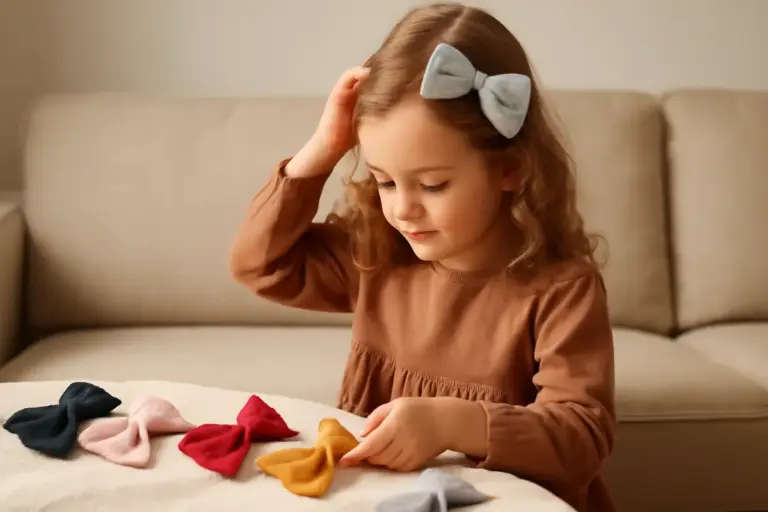 La scelta di fiocchi in tessuto per bambine: come puntare su comfort e stile in pochi passaggi