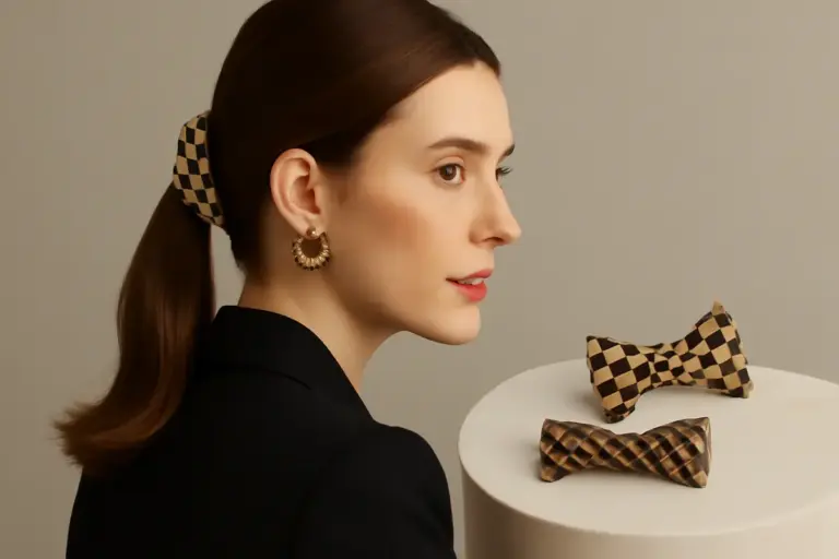 Quali accessori per capelli a stampa geometrica valorizzano look formali? Il dettaglio trendy che sorprende