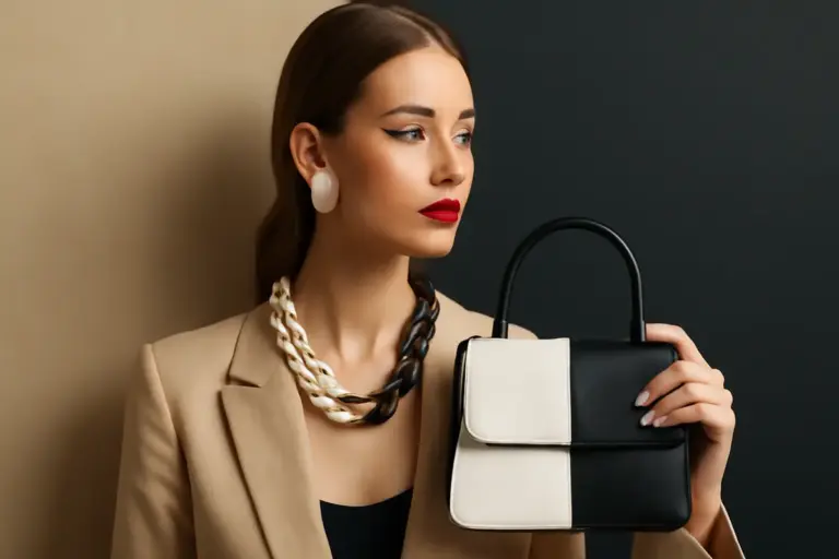 Cavalca la moda degli accessori bicolor: il trucco per ottenere contrasti raffinati e sempre equilibrati