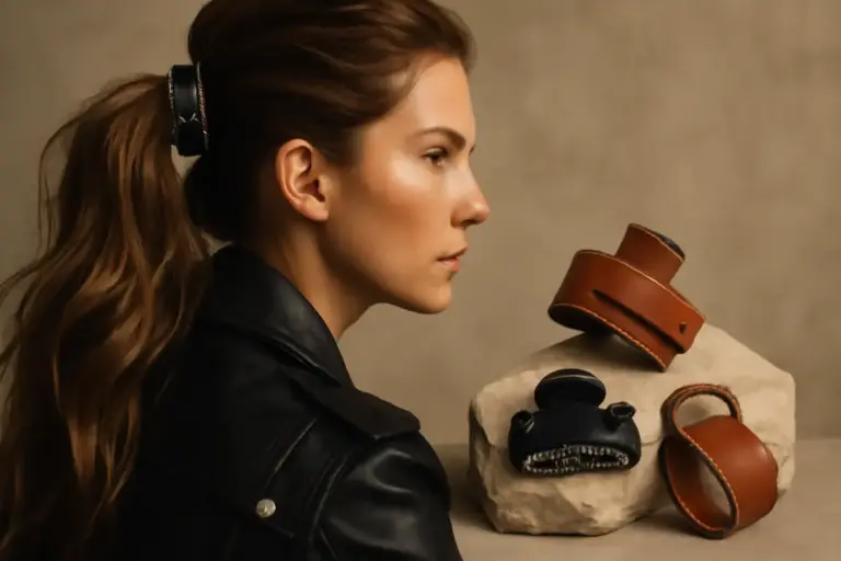 Accessori in pelle per capelli: aggiungi grinta con materiali che durano nel tempo