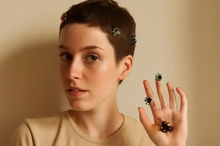 Pinze mignon per capelli cortissimi: la mini soluzione che permette di variare stile ogni giorno