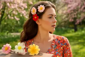 Accessori per capelli a tema floreale: quando usarli per ravvivare i look primaverili?