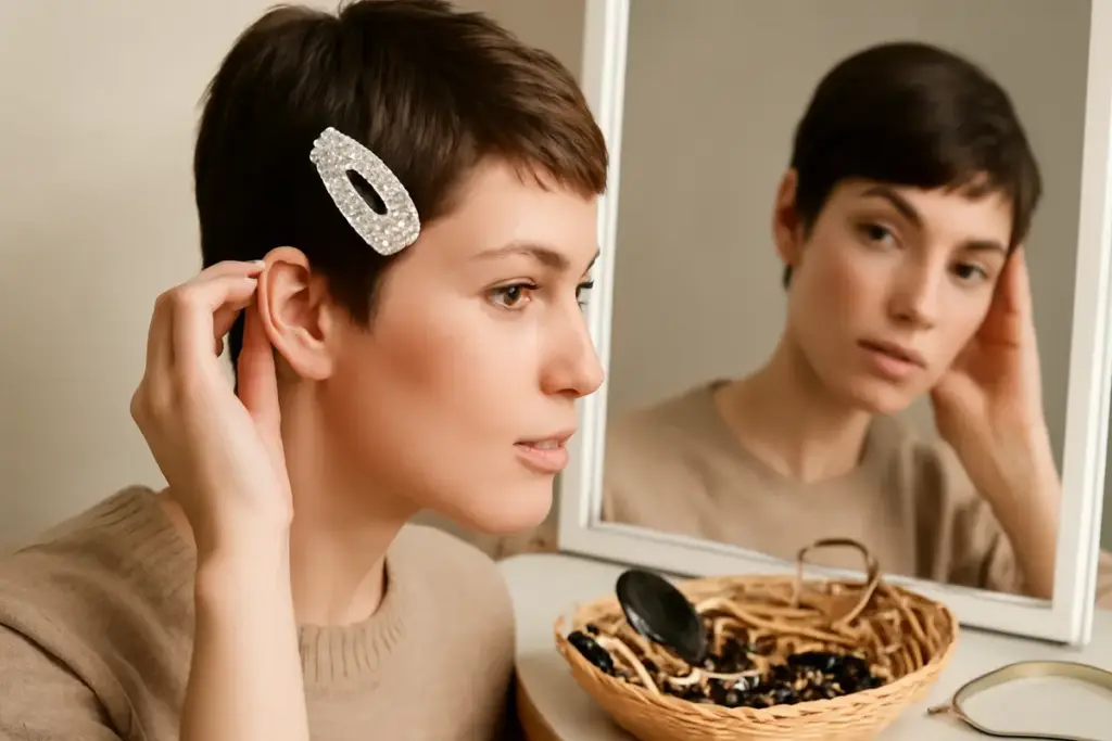 Come scegliere accessori per capelli per tagli pixie? Il dettaglio che rende unica anche la chioma più corta
