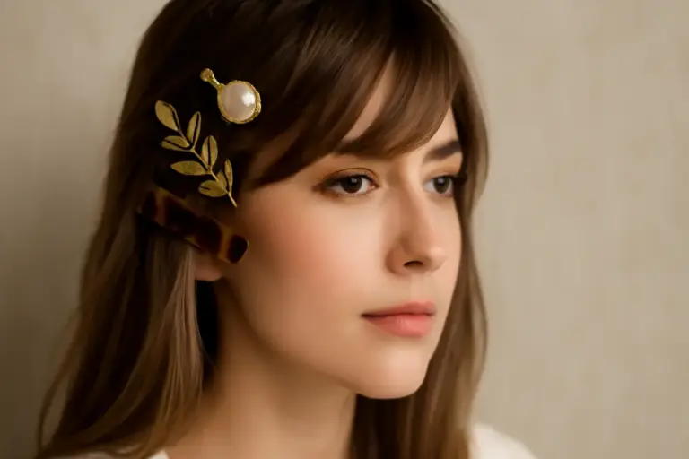 Come abbinare accessori per capelli a frange laterali? Svela il dettaglio che valorizza ogni viso