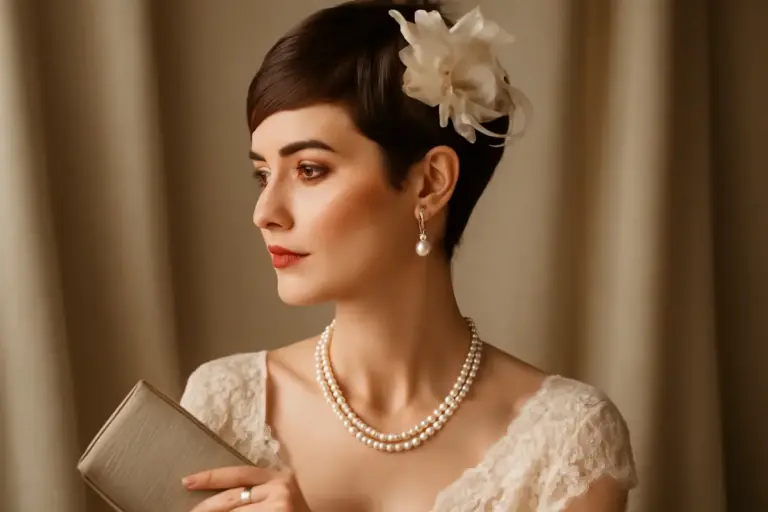 Che accessori usare con capelli corti per una cerimonia? La scelta ideale per stile ed eleganza